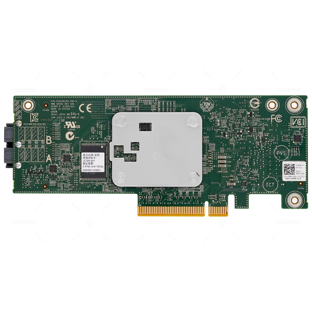 6H1G0 NO BRACKET  DELL PERC H330 12GB SAS RAID CONTROLLER NO BRACKET